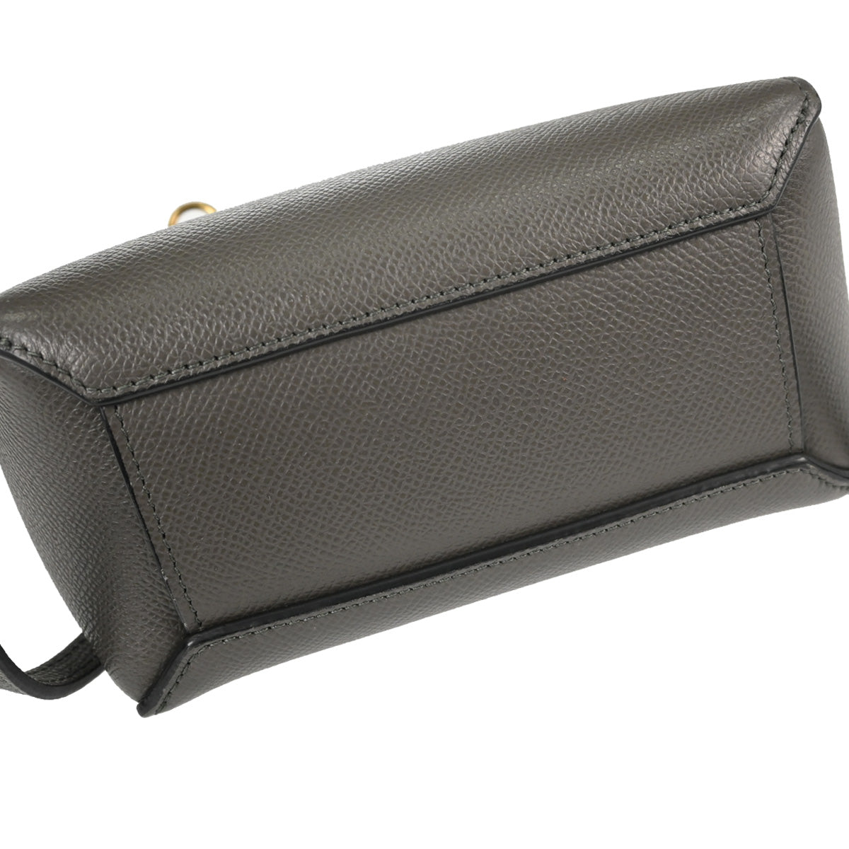 Celine Gray Calfskin Pico Belt Bag 2way Shoulder Handbag