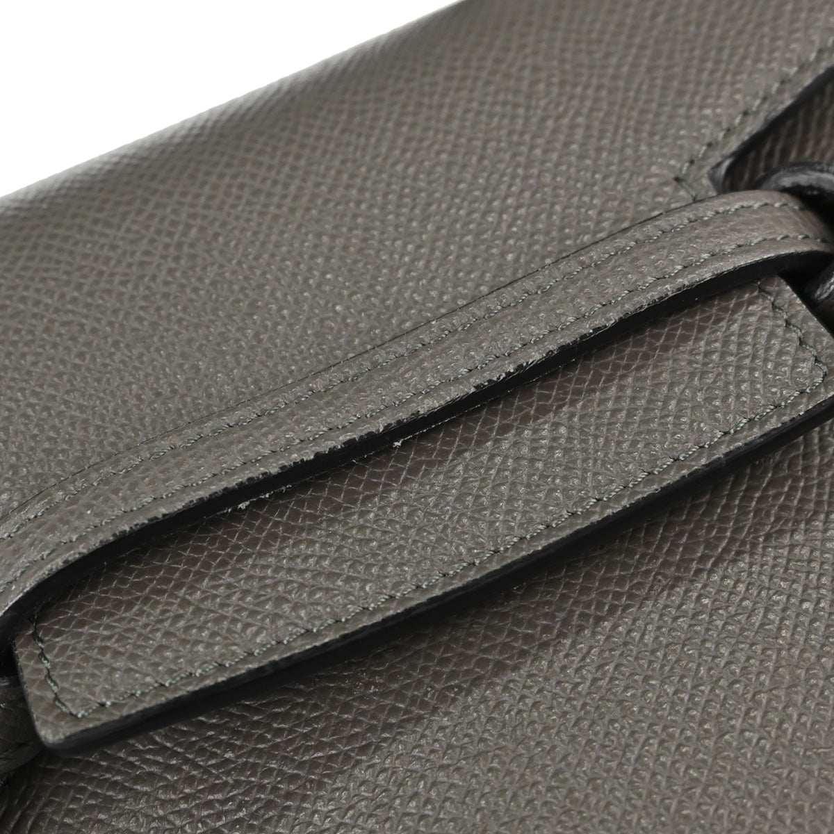 Celine Gray Calfskin Pico Belt Bag 2way Shoulder Handbag