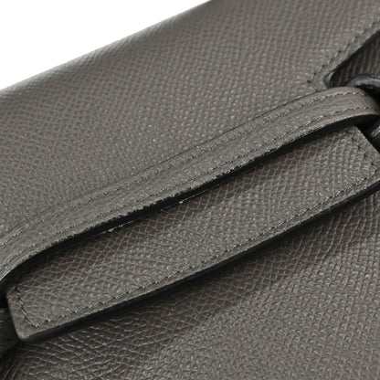 Celine Gray Calfskin Pico Belt Bag 2way Shoulder Handbag