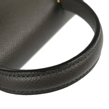 Celine Gray Calfskin Pico Belt Bag 2way Shoulder Handbag