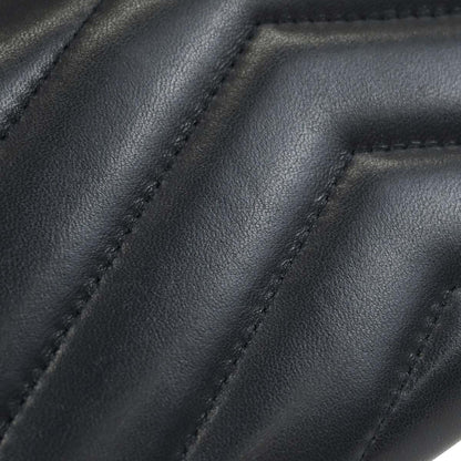 Chanel 2018-2019 Navy Lambskin Chevron CC Button Flap Long Wallet