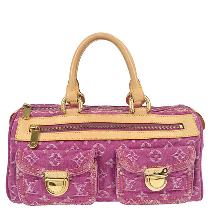 Louis Vuitton Pink Monogram Denim Neo Speedy Handbag M95214