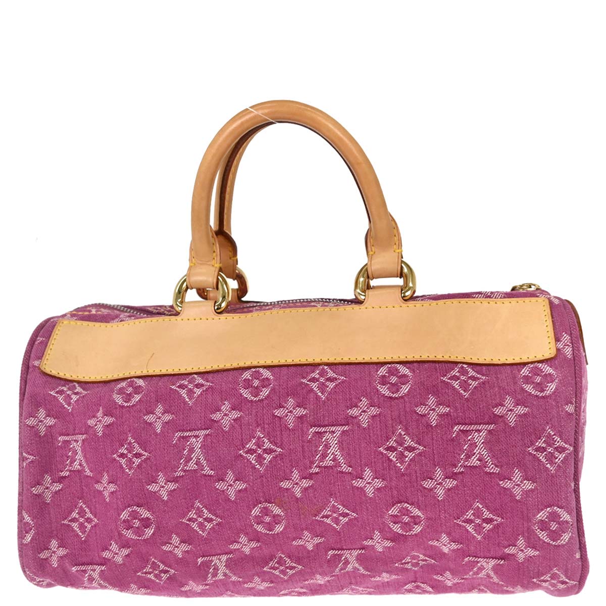 Louis Vuitton Pink Monogram Denim Neo Speedy Handbag M95214