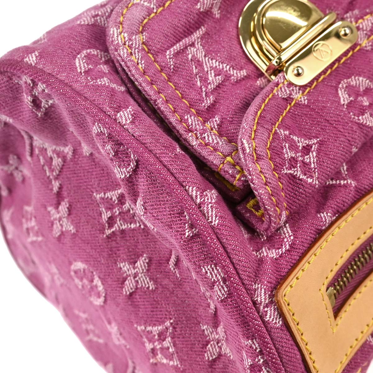 Louis Vuitton Pink Monogram Denim Neo Speedy Handbag M95214