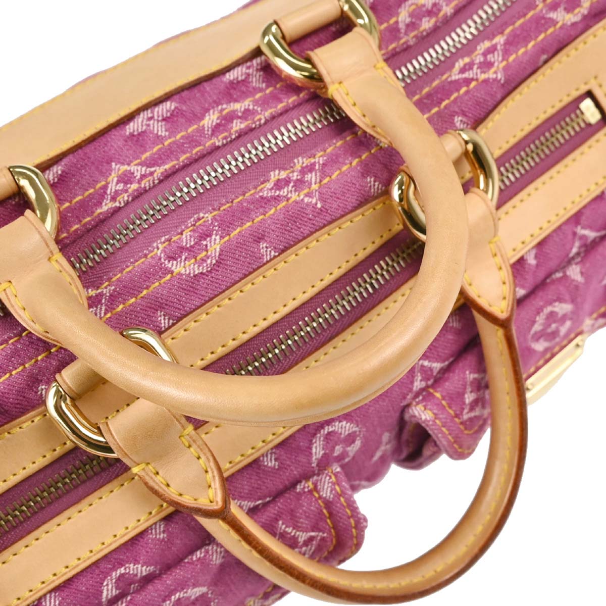 Louis Vuitton Pink Monogram Denim Neo Speedy Handbag M95214