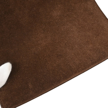 Chanel Brown Suede Faux Tortoiseshell Handbag