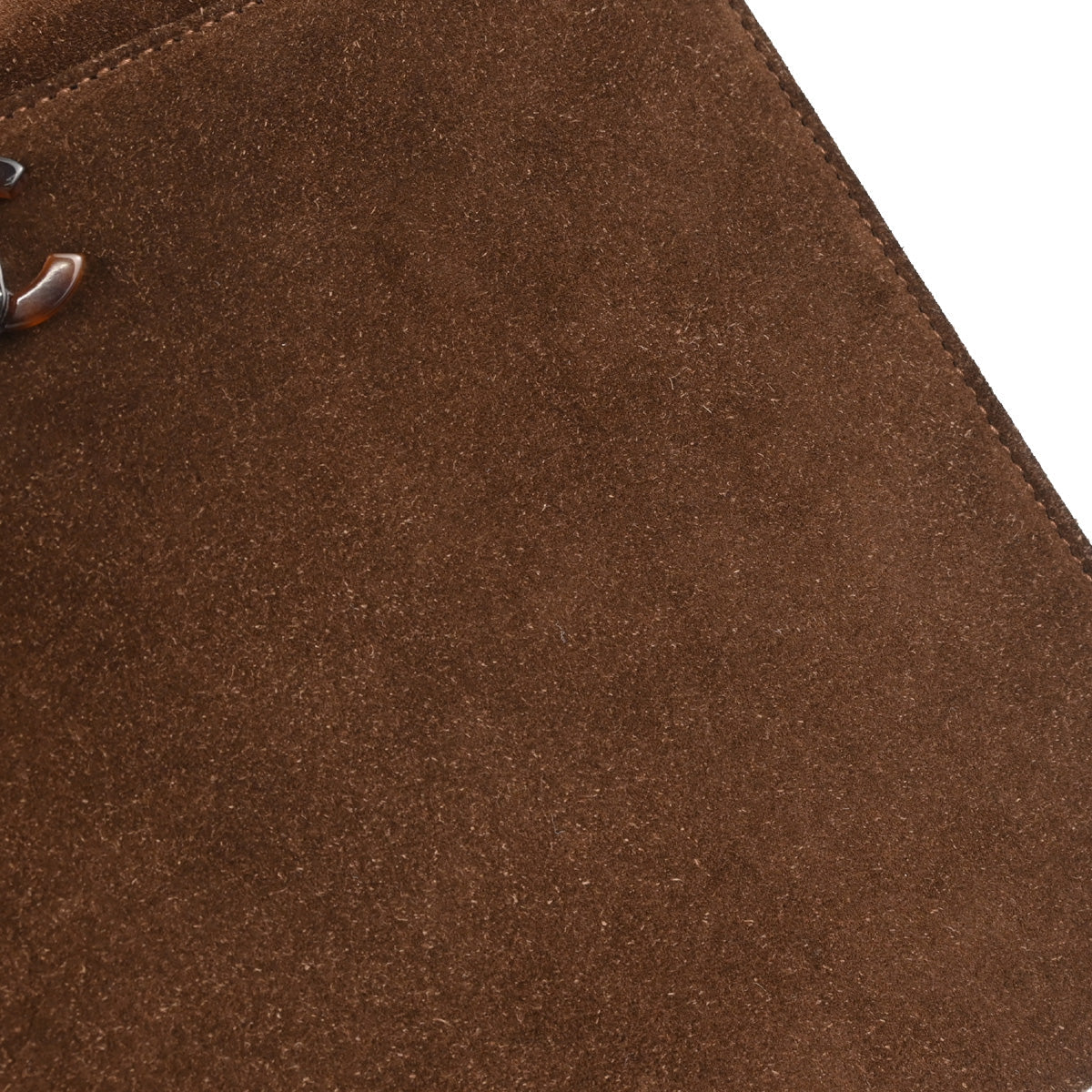Chanel Brown Suede Faux Tortoiseshell Handbag