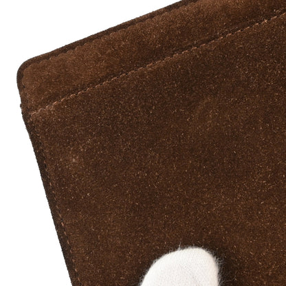 Chanel Brown Suede Faux Tortoiseshell Handbag