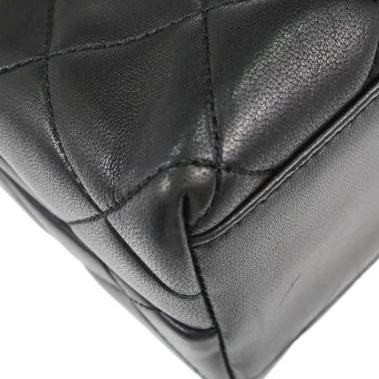 Chanel 1996-1997 Black Lambskin Shoulder Bag