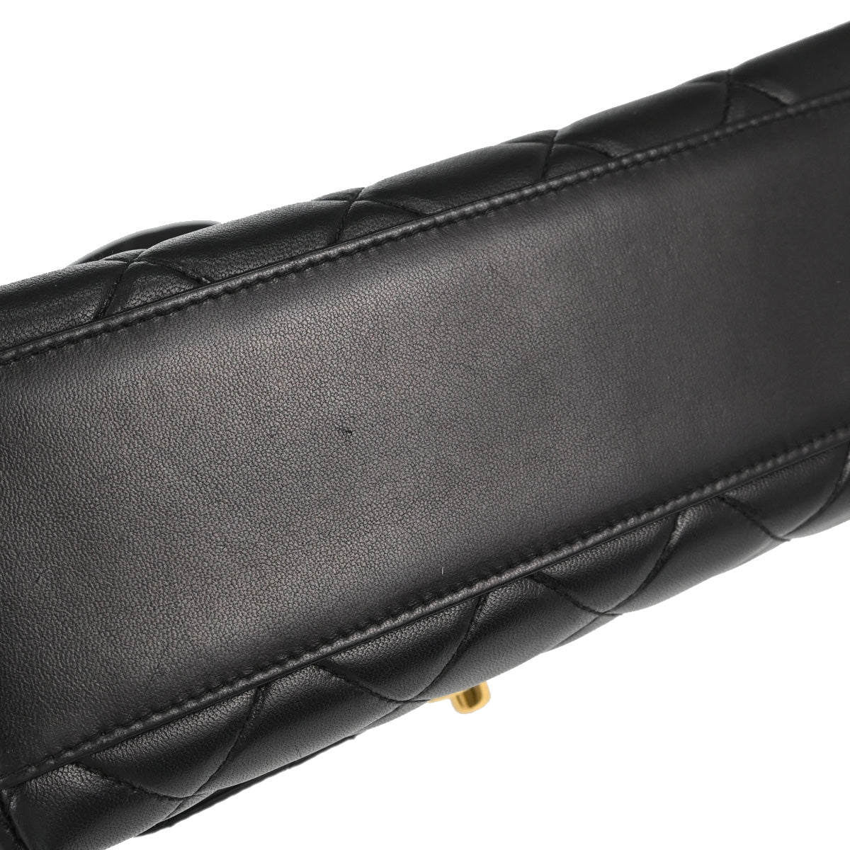 Chanel 1996-1997 Black Lambskin Shoulder Bag