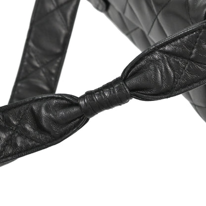 Chanel 1996-1997 Black Lambskin Shoulder Bag
