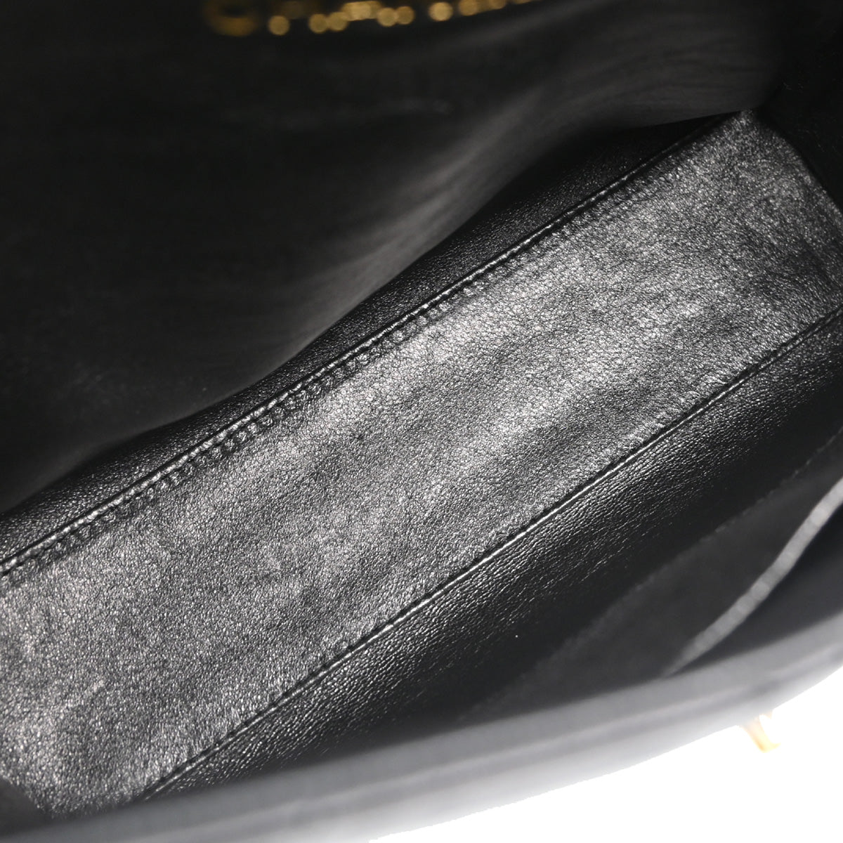 Chanel 1996-1997 Black Lambskin Shoulder Bag