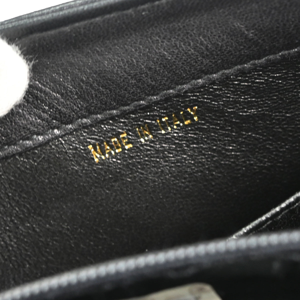 Chanel 1996-1997 Black Lambskin Shoulder Bag