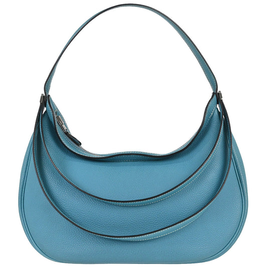 Hermes Blue Jean Togo Caporal Handbag