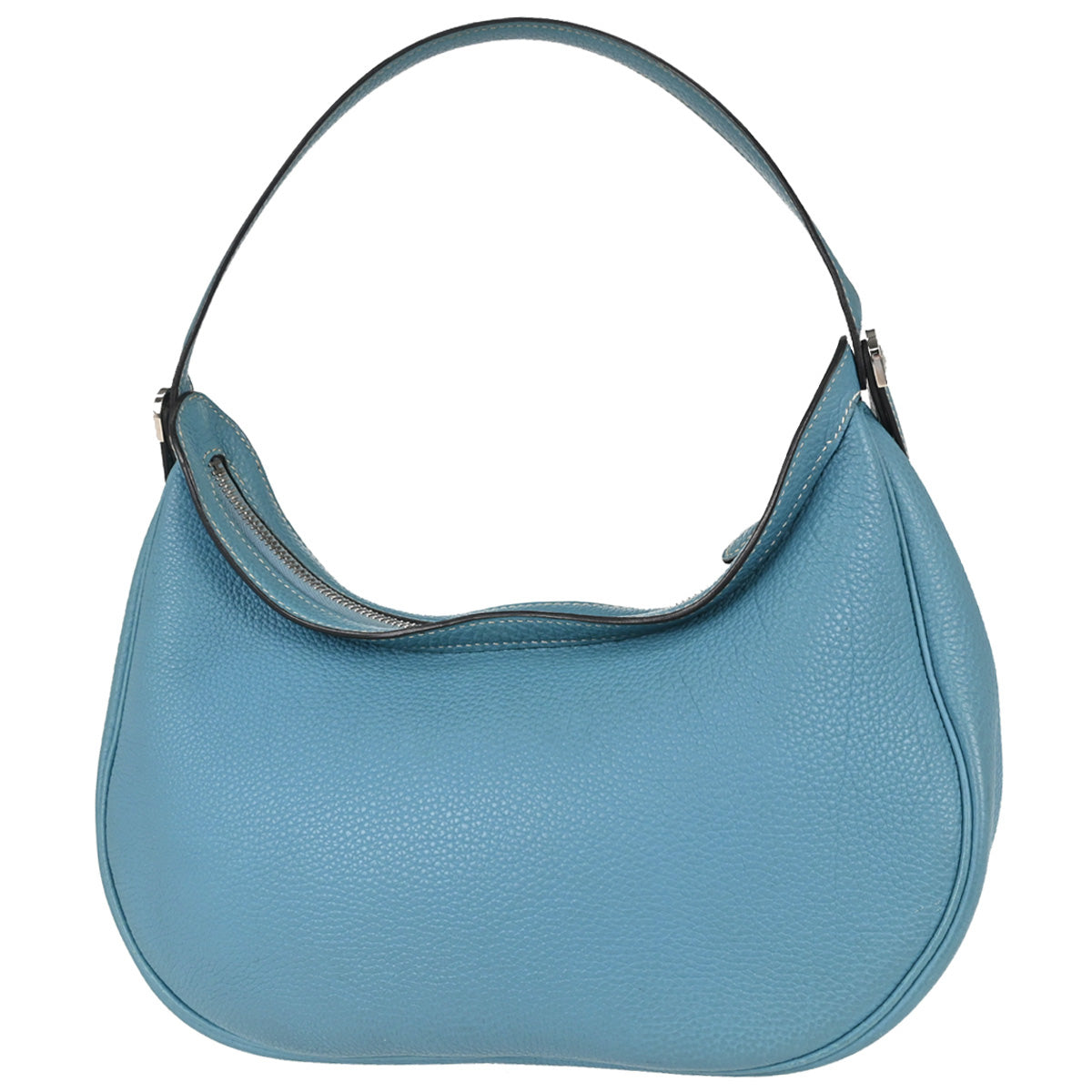 Hermes Blue Jean Togo Caporal Handbag