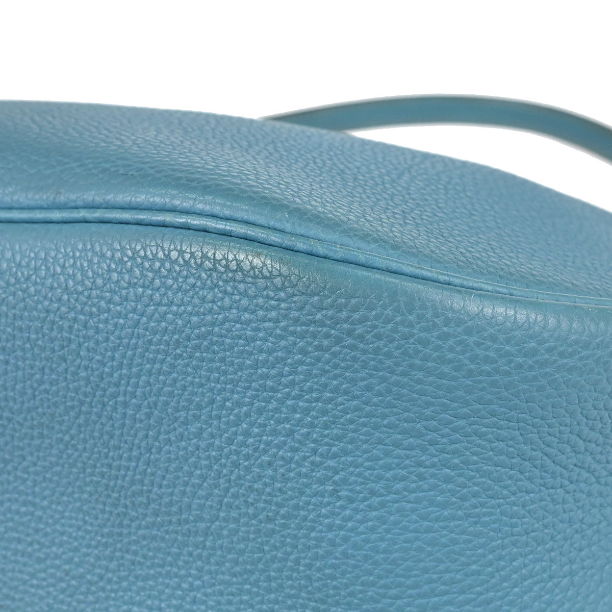 Hermes Blue Jean Togo Caporal Handbag