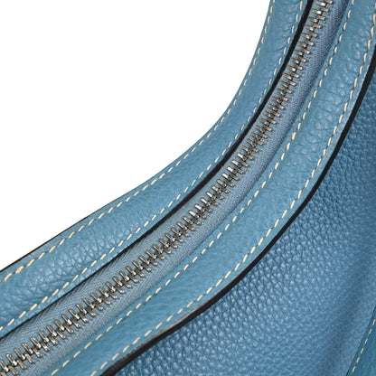Hermes Blue Jean Togo Caporal Handbag