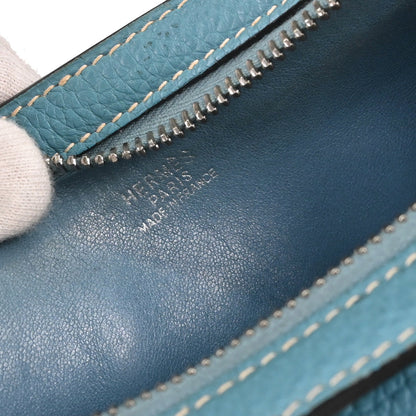 Hermes Blue Jean Togo Caporal Handbag