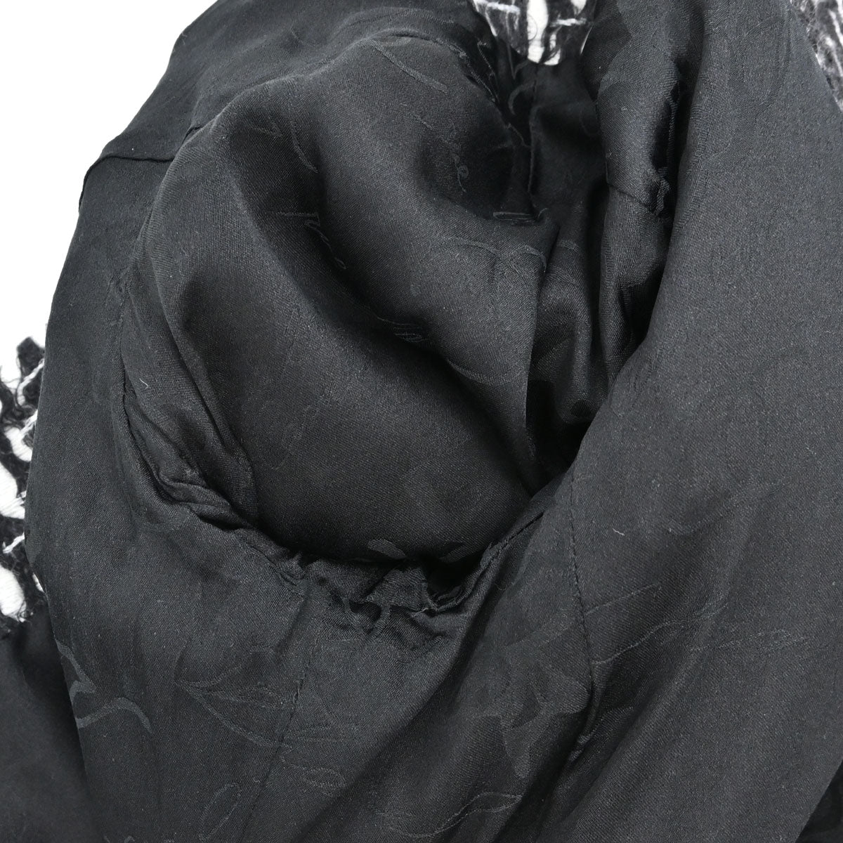 Chanel 2010 Collarless Jacket Tweed Black #36