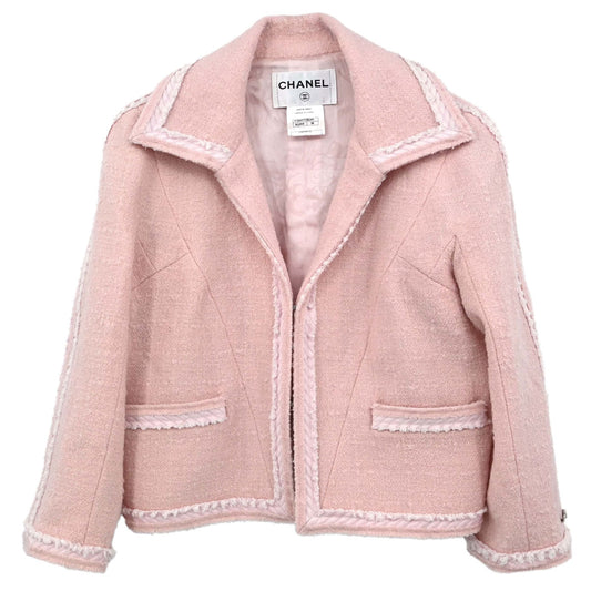 Chanel 2009 Tweed Jacket Pink #38