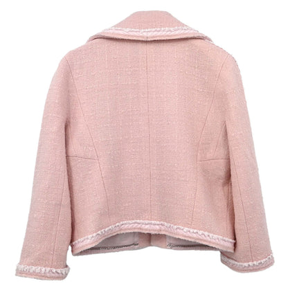 Chanel 2009 Tweed Jacket Pink #38