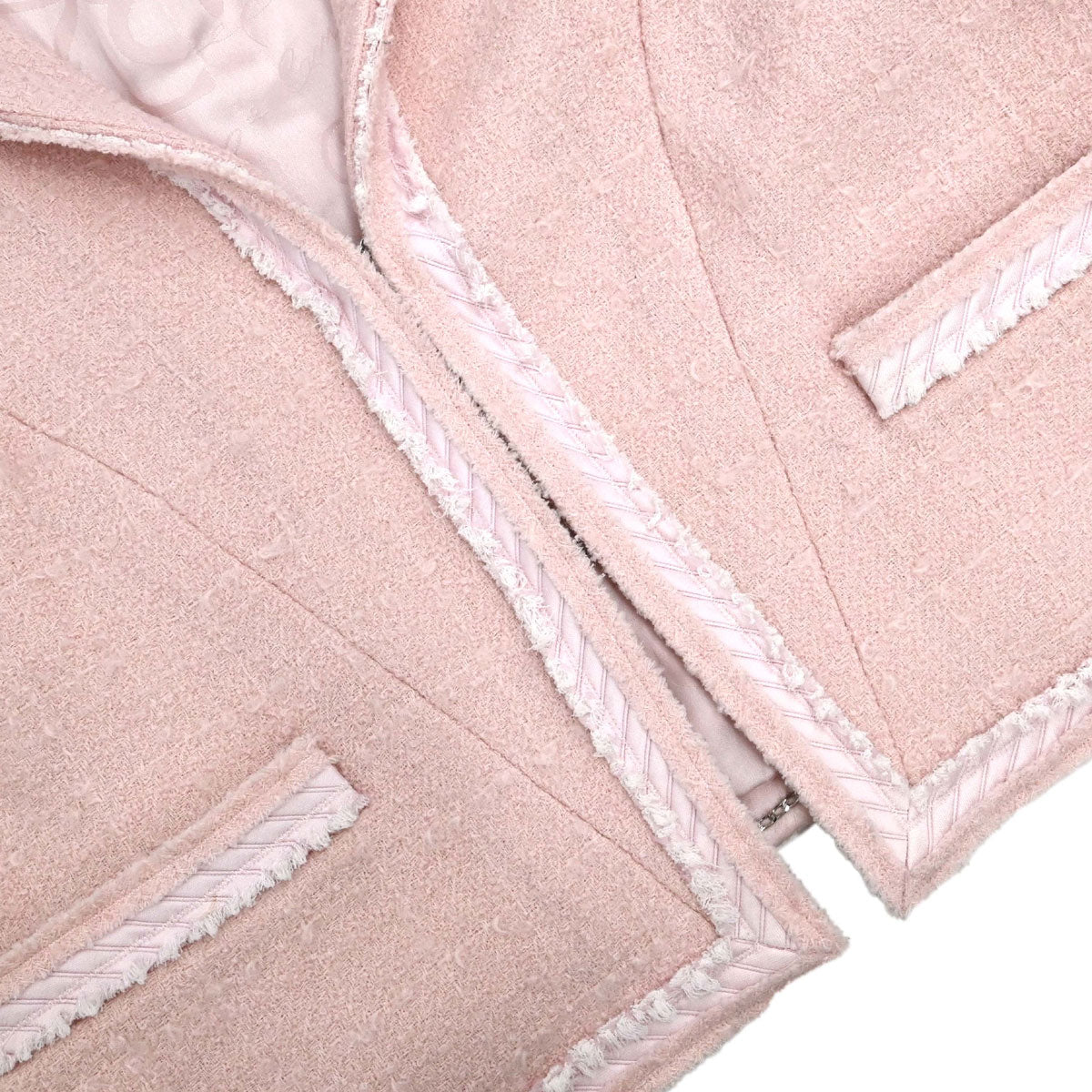 Chanel 2009 Tweed Jacket Pink #38