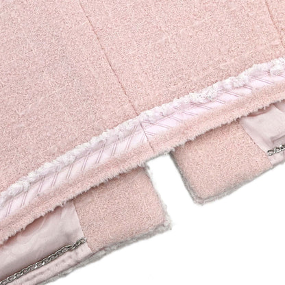 Chanel 2009 Tweed Jacket Pink #38