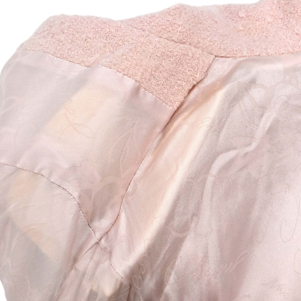 Chanel 2009 Tweed Jacket Pink #38