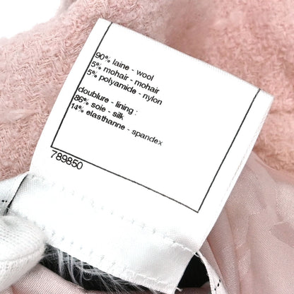 Chanel 2009 Tweed Jacket Pink #38