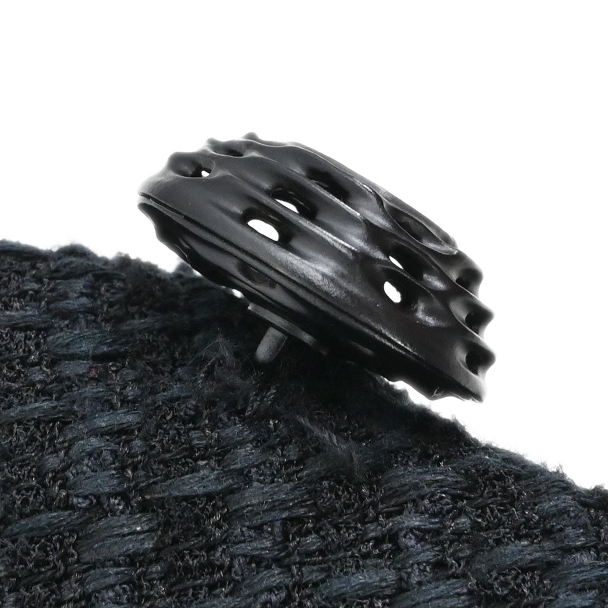 Chanel 2009 Double Breasted Tweed Jacket Black Navy