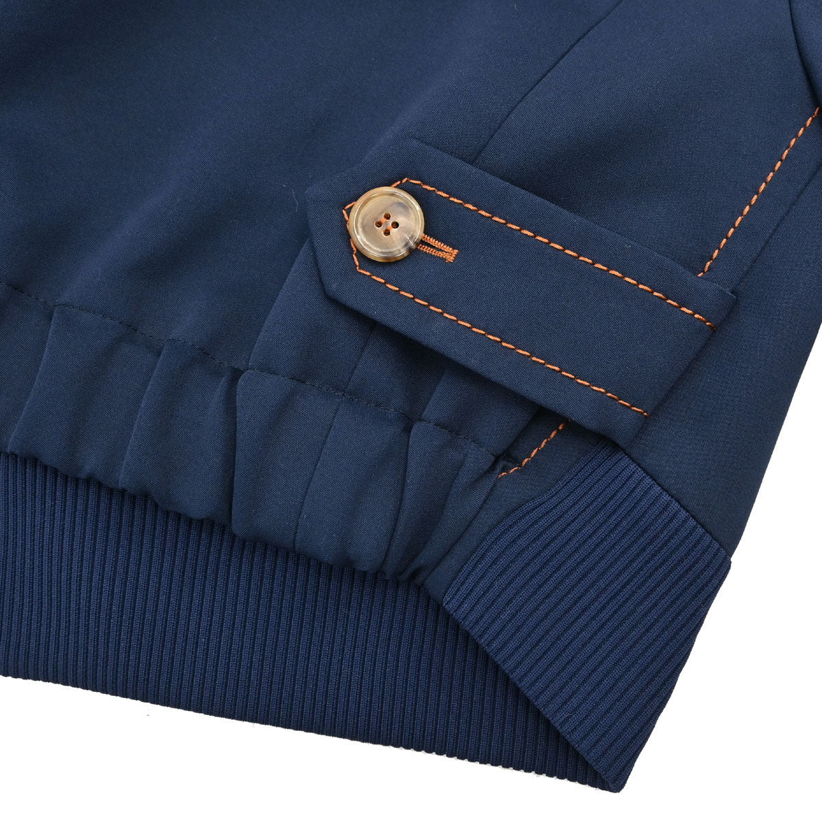 Prada 2016 Collarless Cropped Jacket Navy #42
