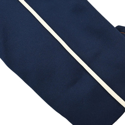 Prada 2016 Collarless Cropped Jacket Navy #42
