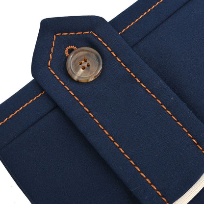 Prada 2016 Collarless Cropped Jacket Navy #42