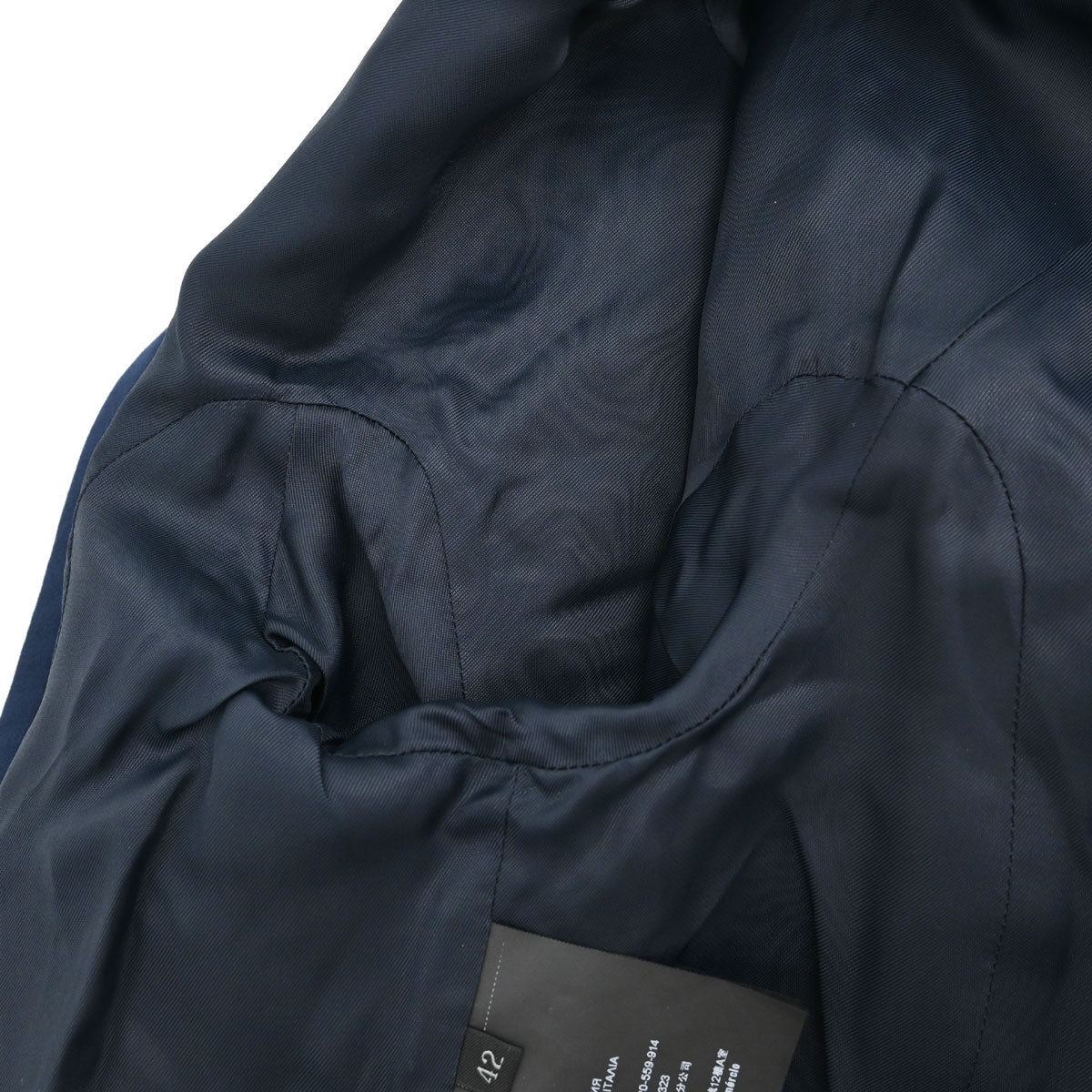 Prada 2016 Collarless Cropped Jacket Navy #42