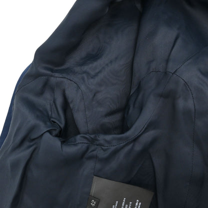 Prada 2016 Collarless Cropped Jacket Navy #42