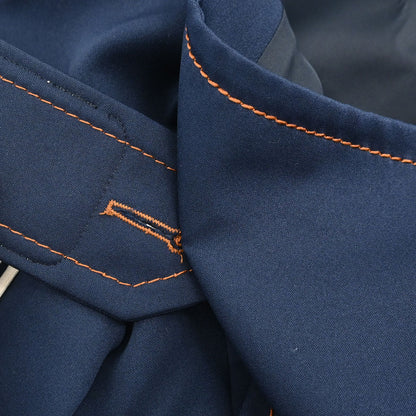 Prada 2016 Collarless Cropped Jacket Navy #42