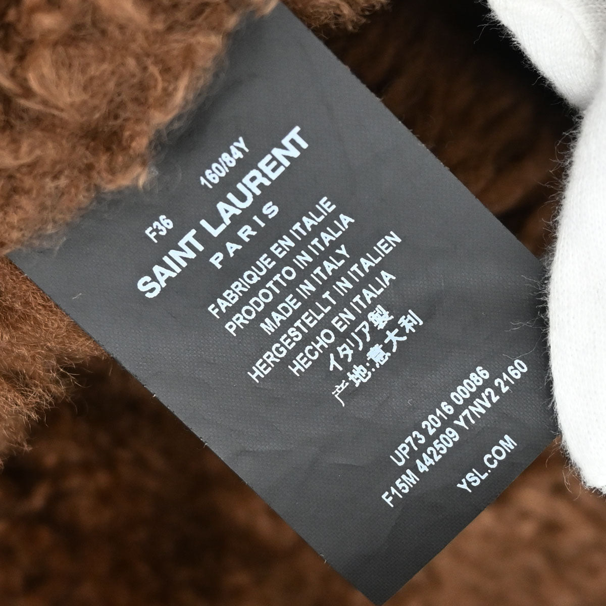Saint Laurent 2016 Shearling Coat #36