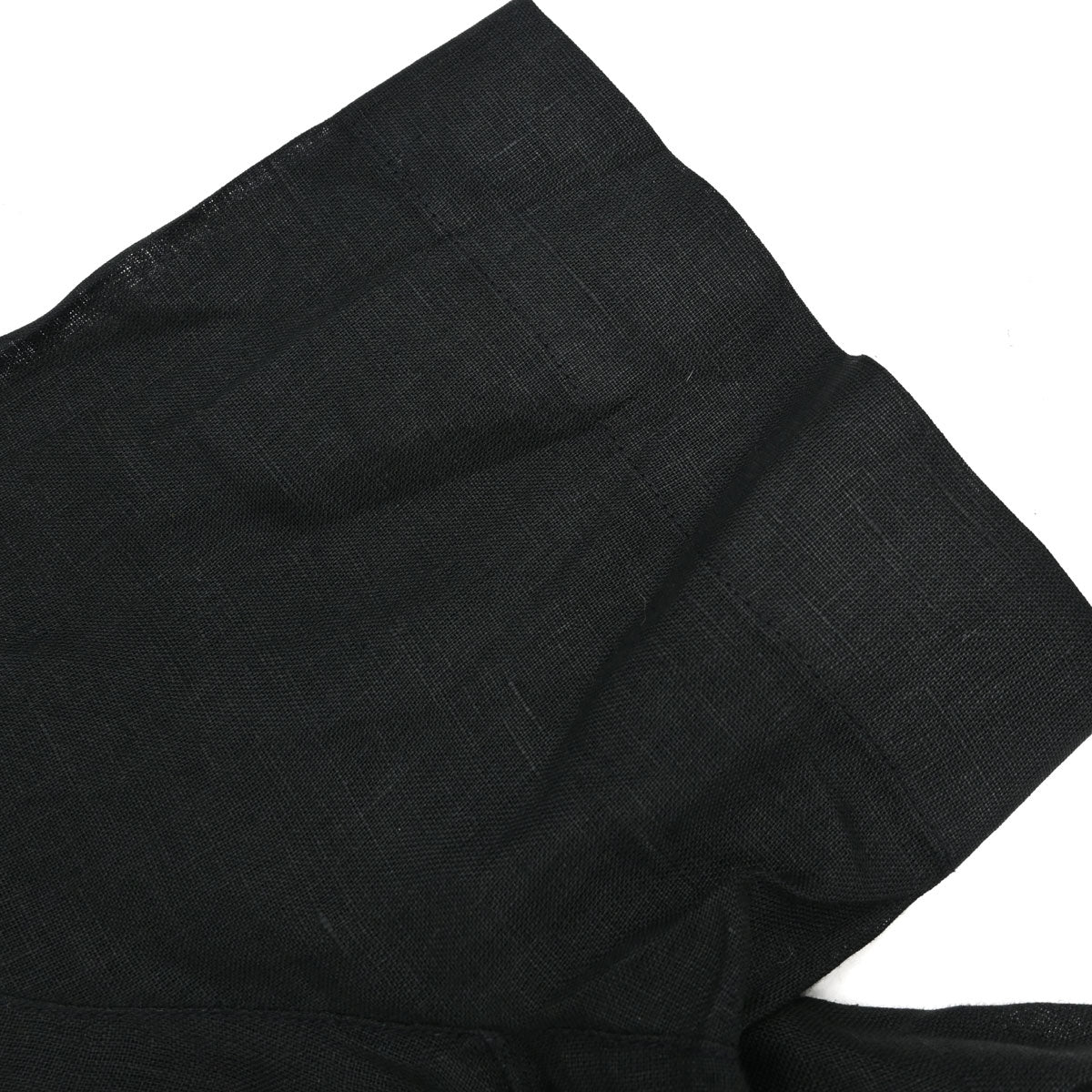 Chanel Short Sleeve Sheer Blouse Shirt Linen Black