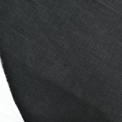 Chanel Short Sleeve Sheer Blouse Shirt Linen Black