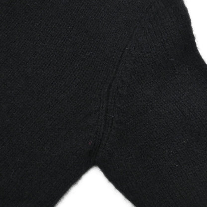 Chanel 1996 Short Sleeve Sweater Knit Top Black #40