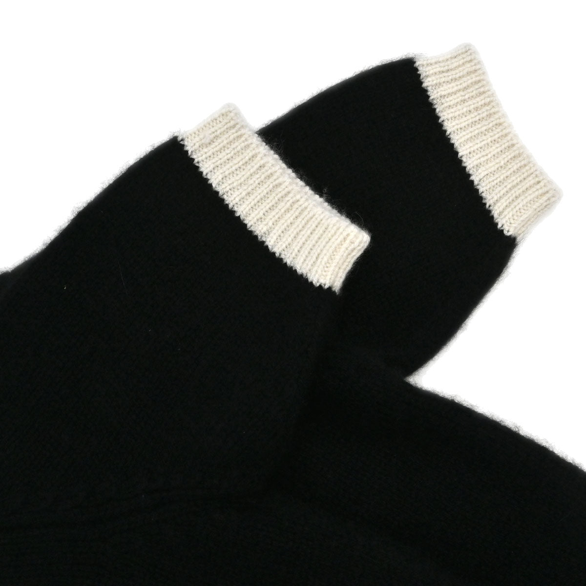 Chanel 1996 Short Sleeve Sweater Knit Top Black #40