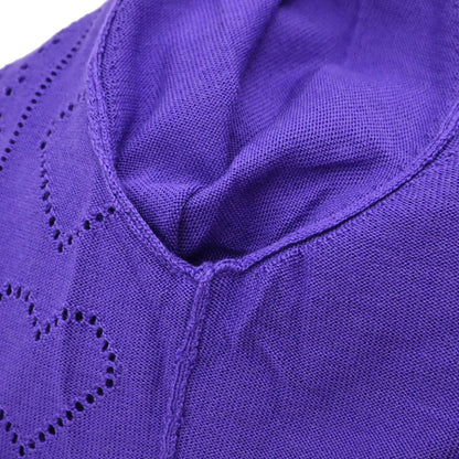 Miu Miu 2018 Sweater Knit Top Purple #40