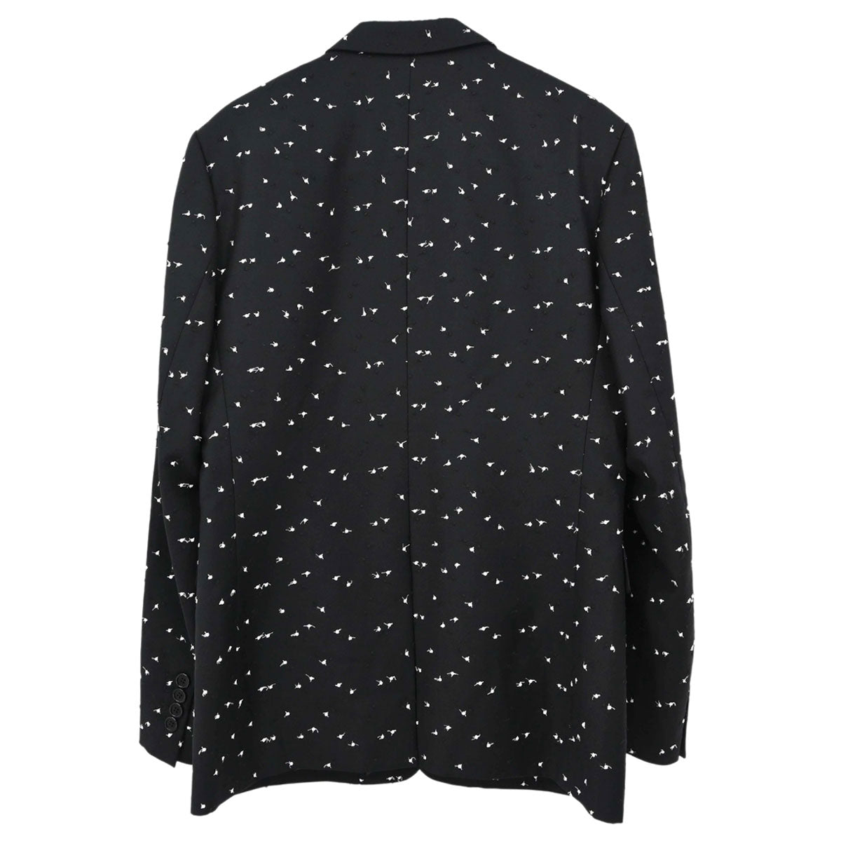 Christian Dior Dots Embroidery Jacket Black #48