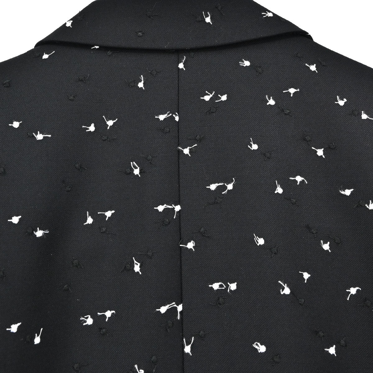 Christian Dior Dots Embroidery Jacket Black #48
