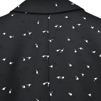 Christian Dior Dots Embroidery Jacket Black #48