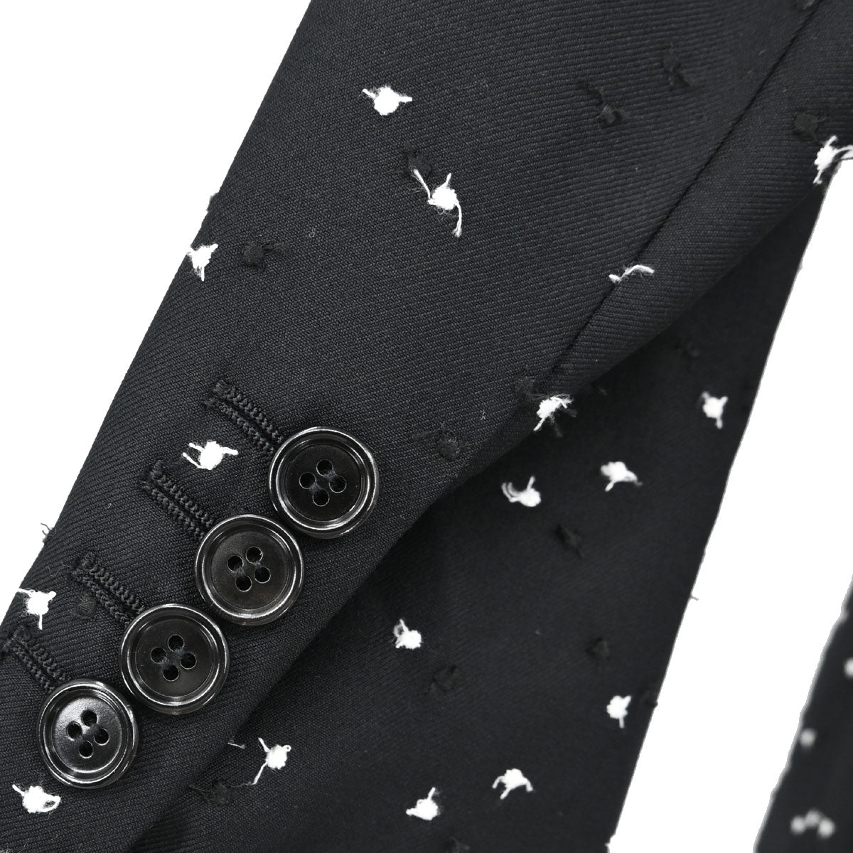Christian Dior Dots Embroidery Jacket Black #48