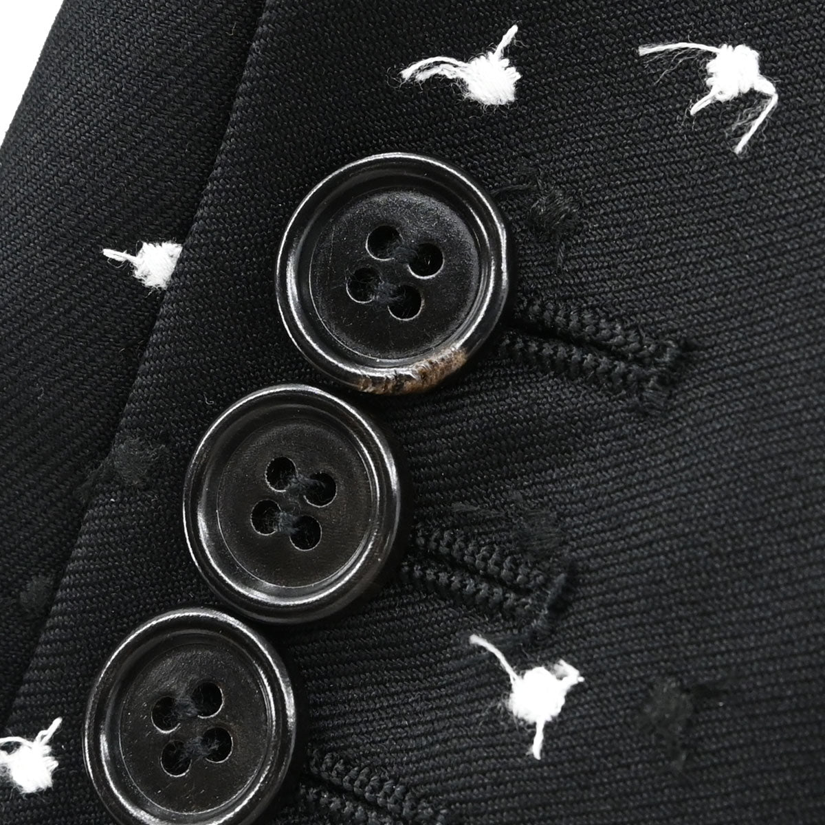 Christian Dior Dots Embroidery Jacket Black #48