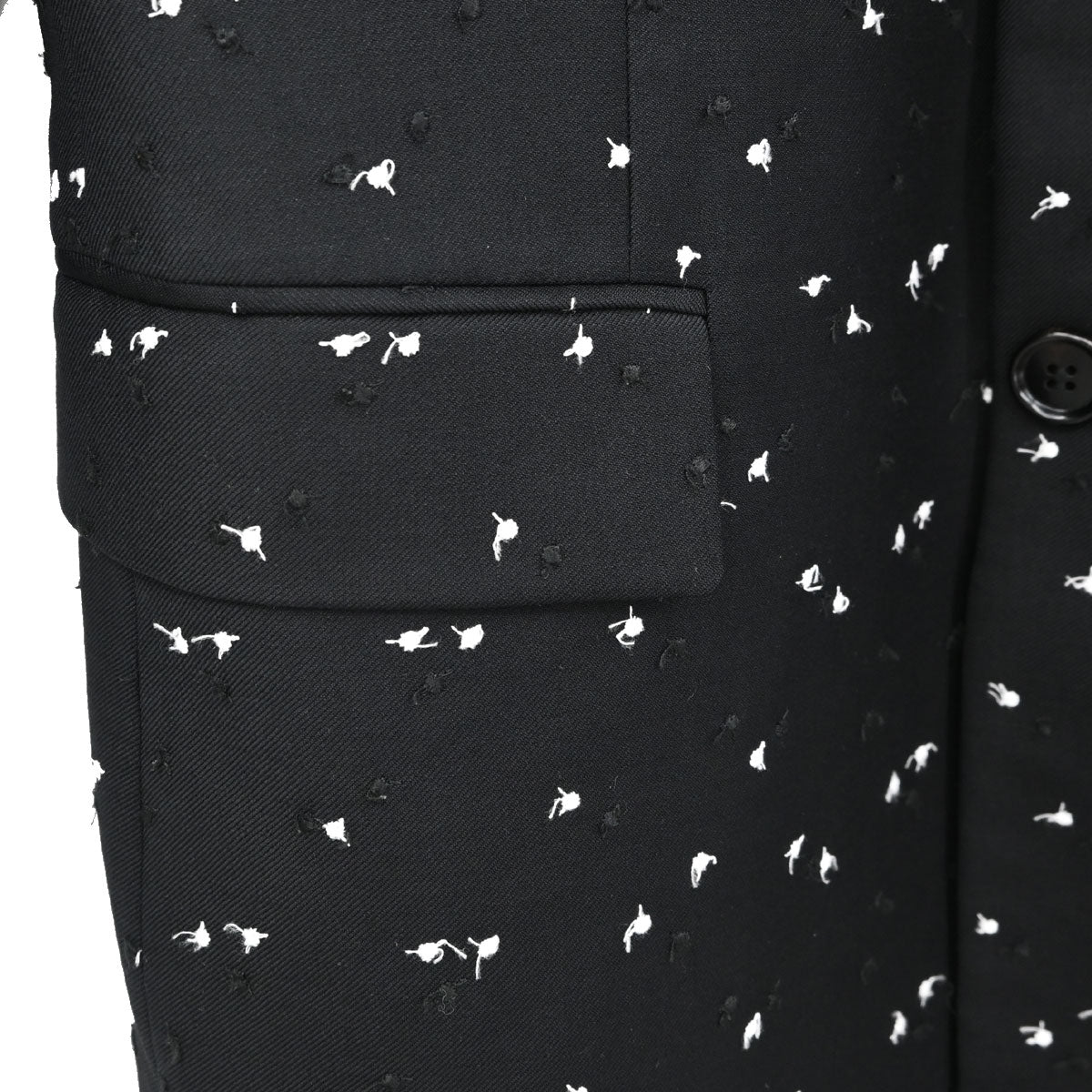 Christian Dior Dots Embroidery Jacket Black #48