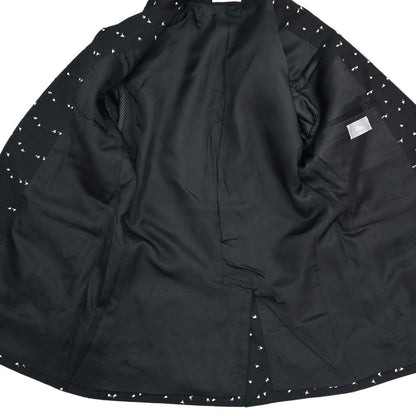 Christian Dior Dots Embroidery Jacket Black #48