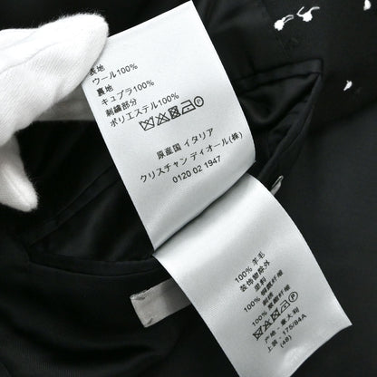 Christian Dior Dots Embroidery Jacket Black #48
